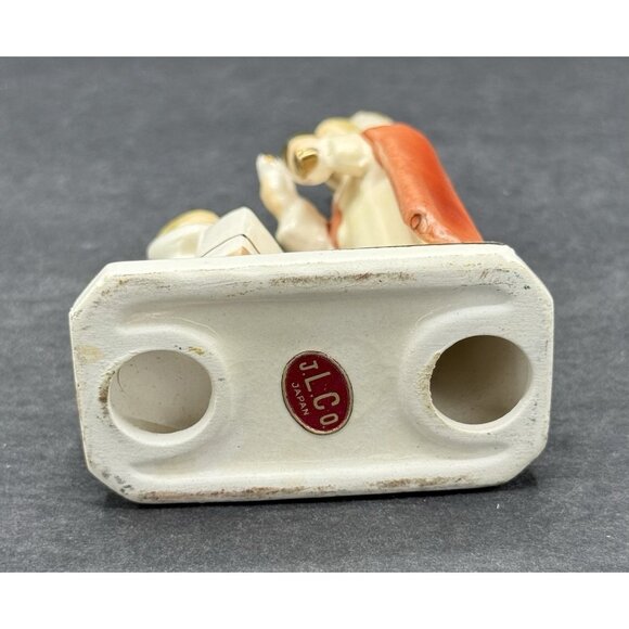 Holy Communion Jesus & Boy Vintage Ceramic 4.5" Figurine J.L. Co. Japan - Picture 5 of 8